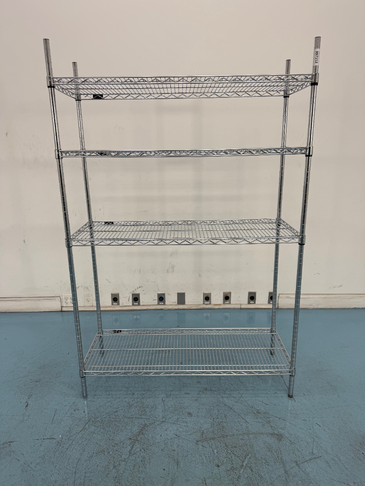 Image of 4' Stationary Wire Shelving Unit